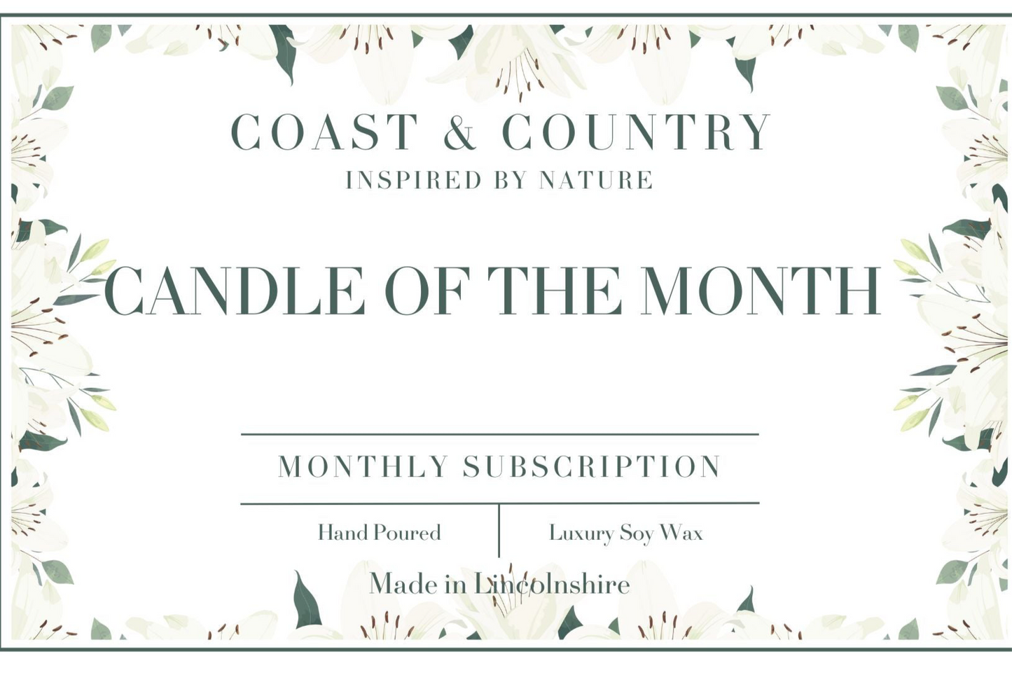 Candle of the Month Subscription