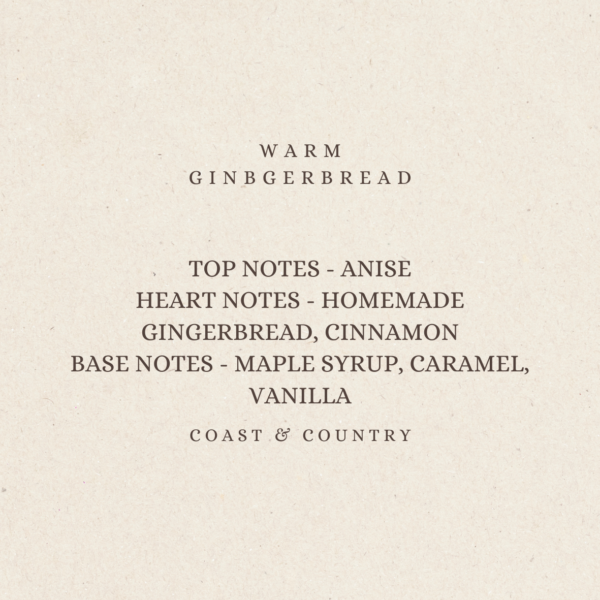 Warm Gingerbread