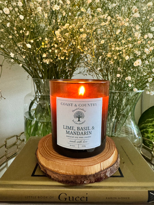 Lime, Basil & Mandarin Candle