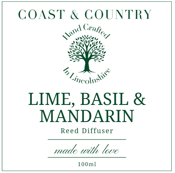 Lime, Basil & Mandarin Reed Diffuser