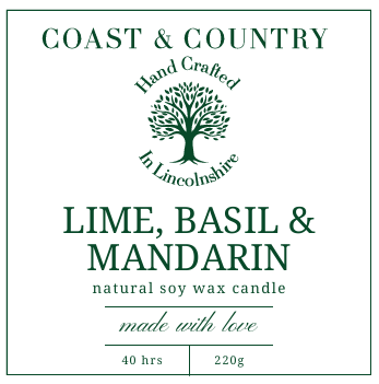 Lime, Basil & Mandarin Candle